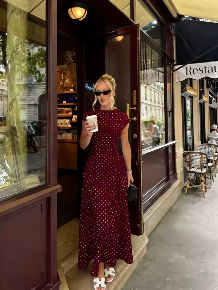 Dorothea - Women's Flared Maxi Dress - photo 6