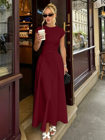 Dorothea - Women's Flared Maxi Dress - photo 7