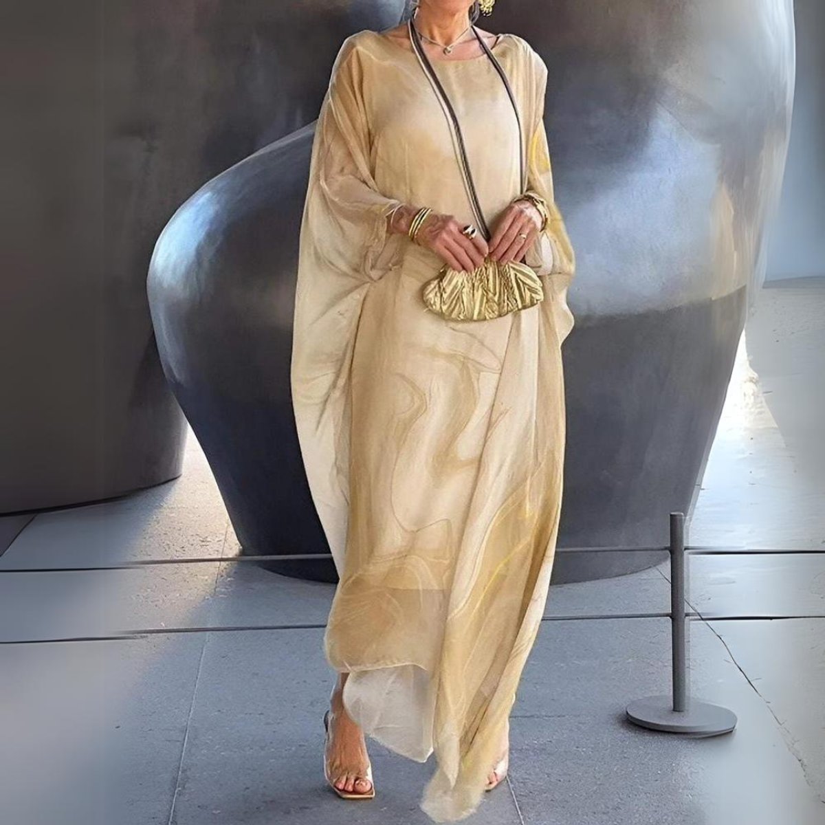Katarina - Women's Batwing Maxi Dress - photo 1
