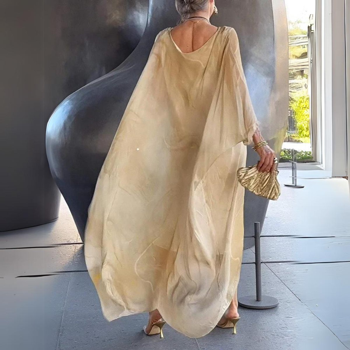 Katarina - Women's Batwing Maxi Dress - photo 3