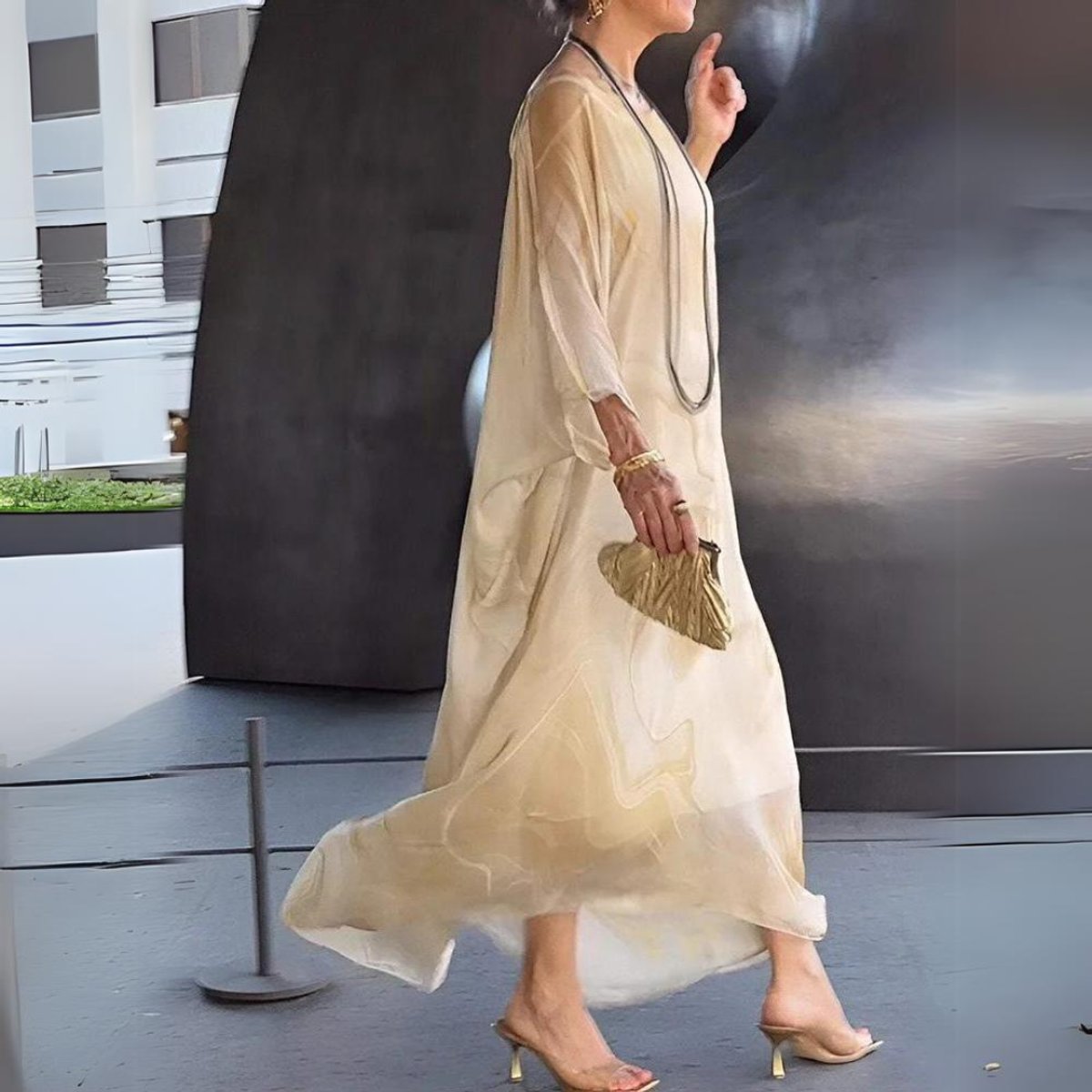 Katarina - Women's Batwing Maxi Dress - photo 4
