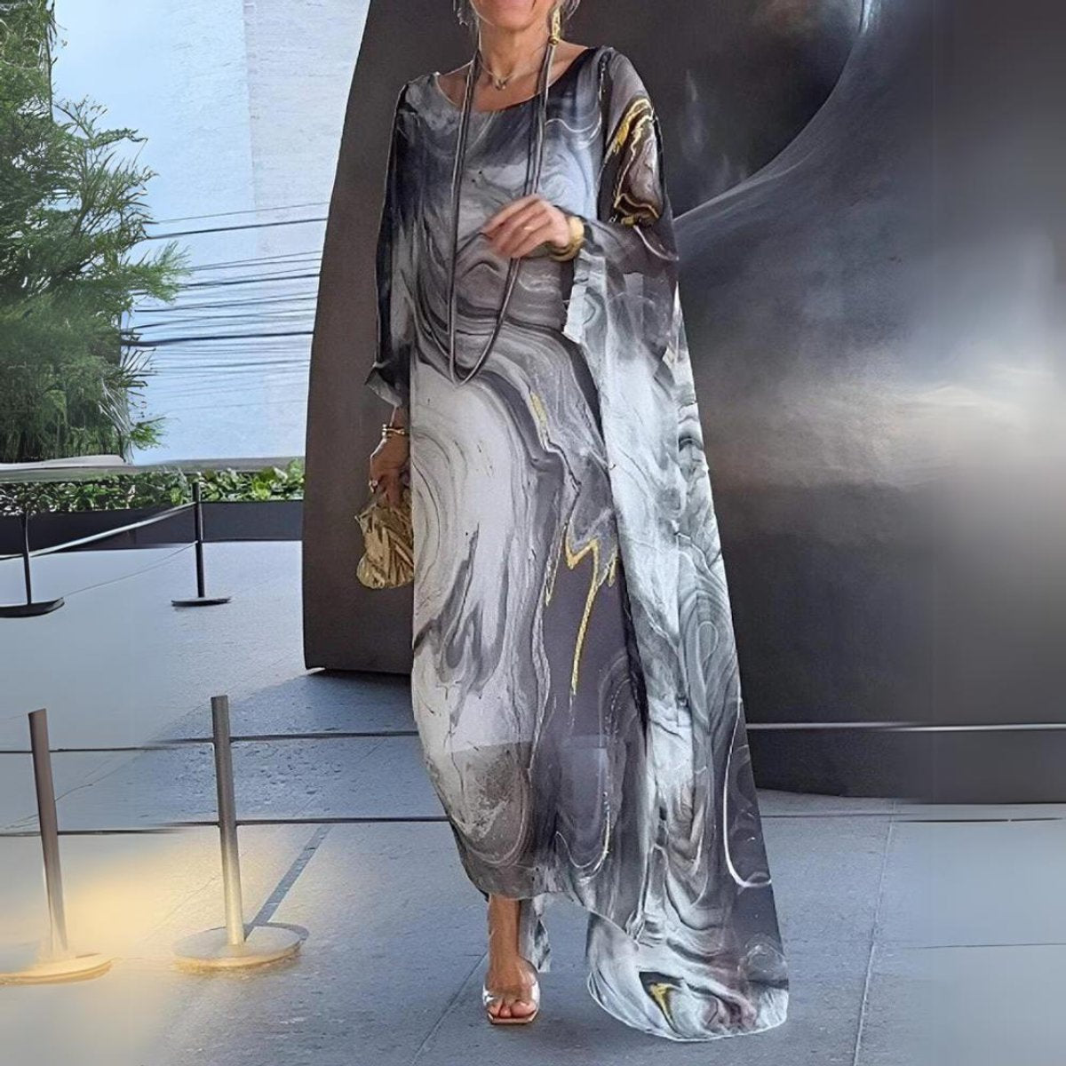Katarina - Women's Batwing Maxi Dress - photo 6