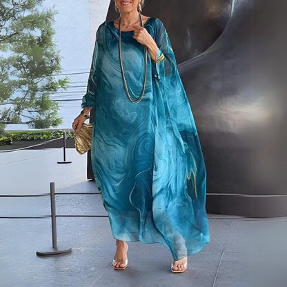 Katarina - Women's Batwing Maxi Dress - photo 8
