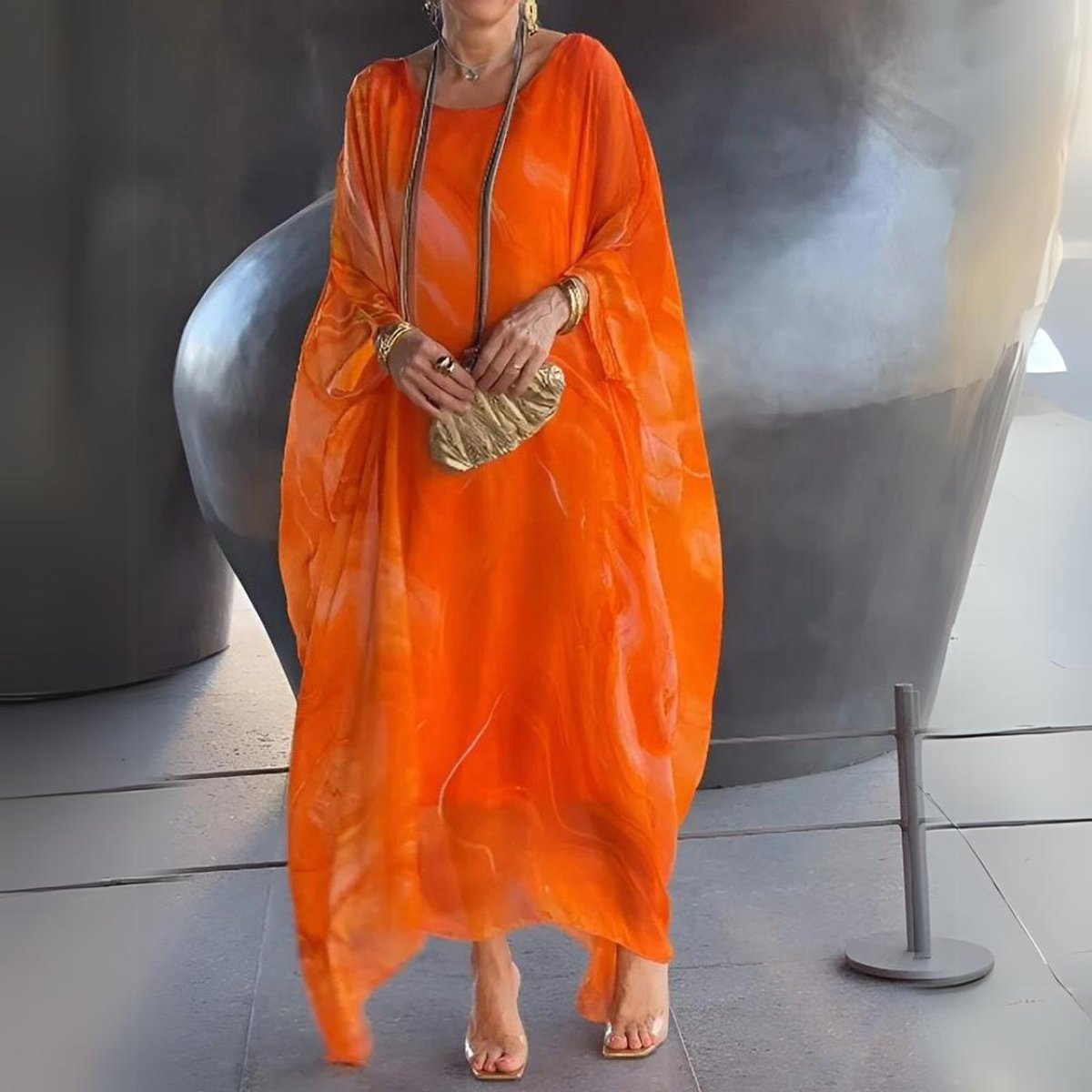 Katarina - Women's Batwing Maxi Dress - photo 9