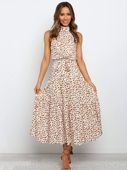 Mathilde - Women's Halter Midi Dress - photo 4