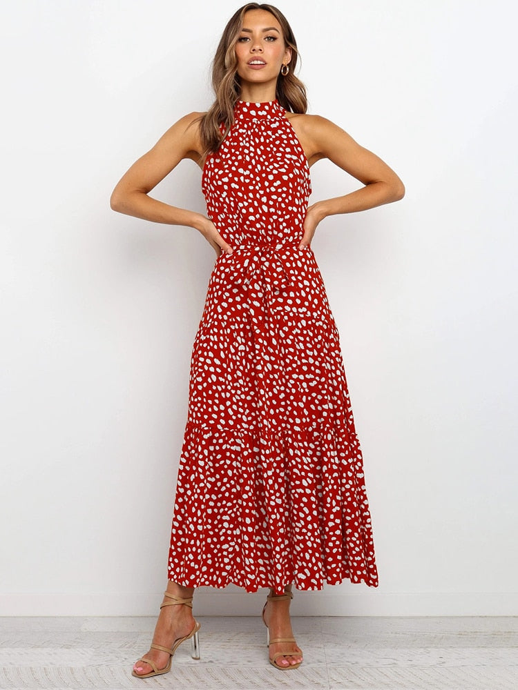 Mathilde - Women's Halter Midi Dress - photo 7