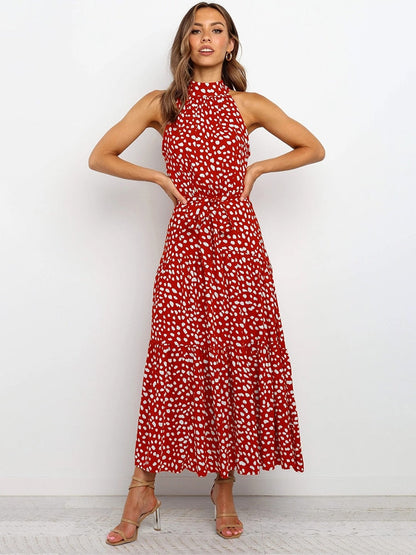 Mathilde - Women's Halter Midi Dress - photo 7