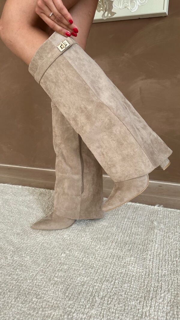Kirsten - Women's Structured Buckle Boots - photo 3