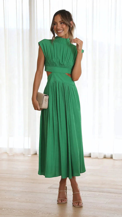 Eliane - Women's Midi Cutouts Dress - photo 3