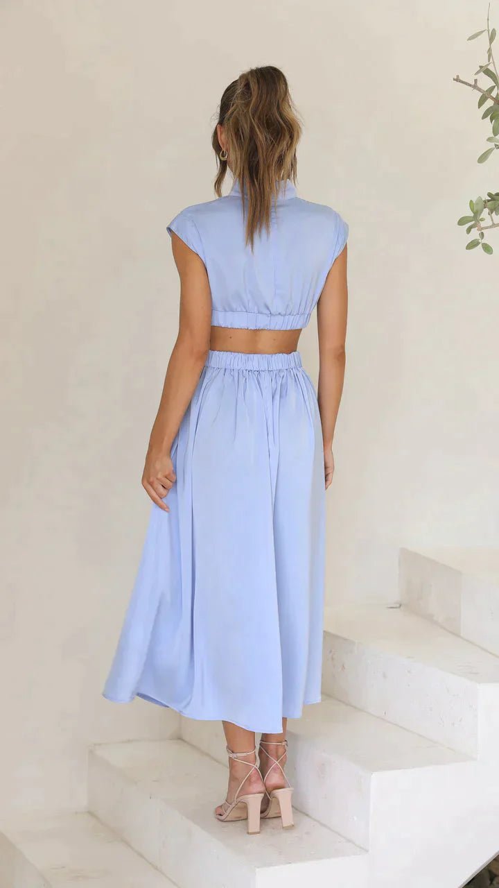 Eliane - Women's Midi Cutouts Dress - photo 5