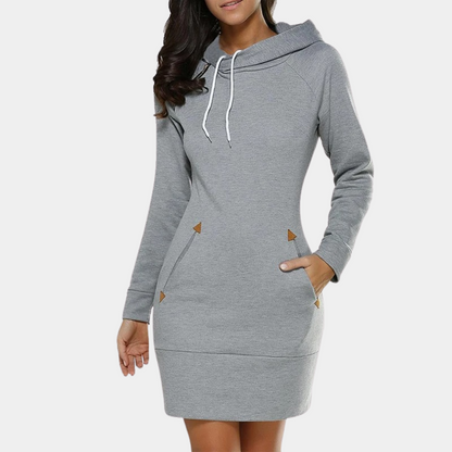 Camille - Women's Sweater Midi Dress - photo 1
