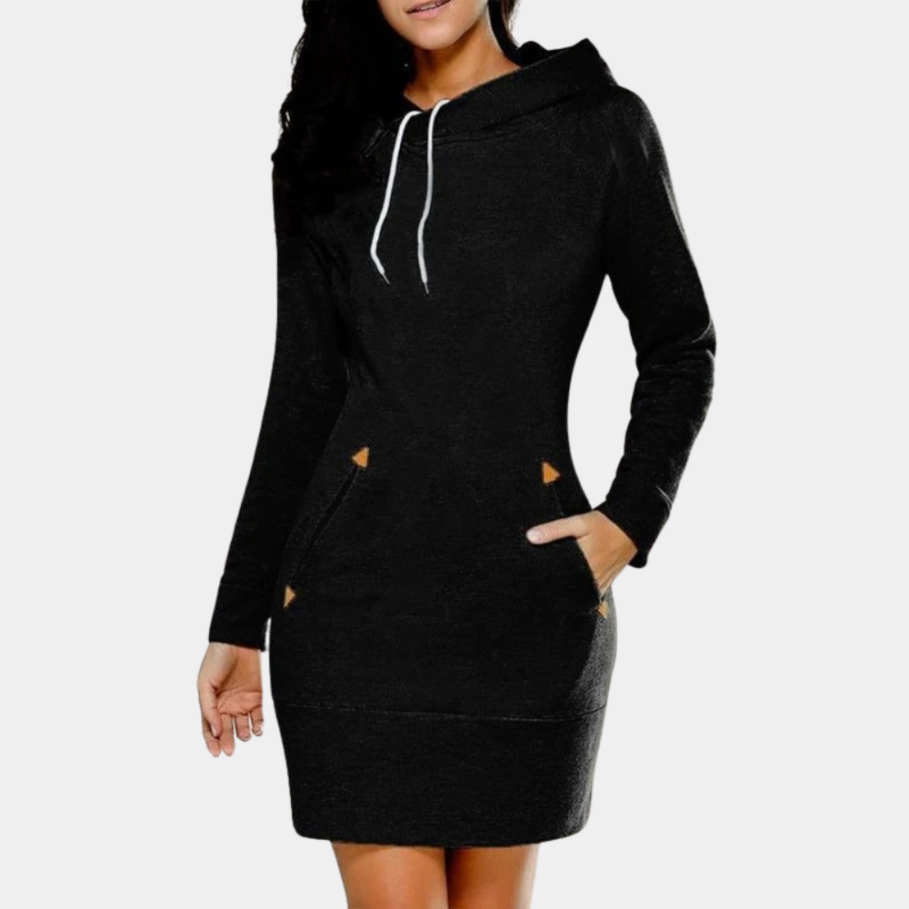 Camille - Women's Sweater Midi Dress - photo 5