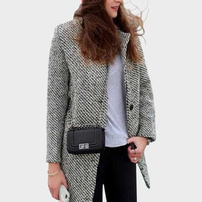 Mathilde - Women's Tailored Longline Coat - photo 4