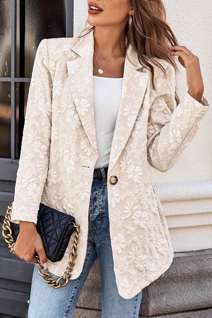 Maeve - Women's Jacquard Blazer - photo 2