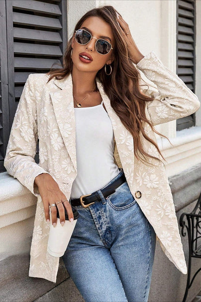 Maeve - Women's Jacquard Blazer - photo 3