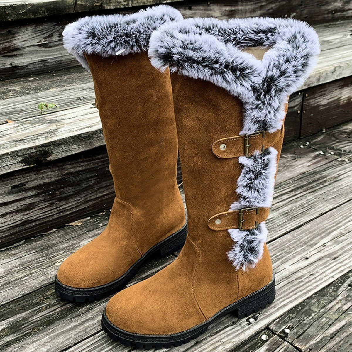 Faye - Women's Classic Buckles Boots - photo 10