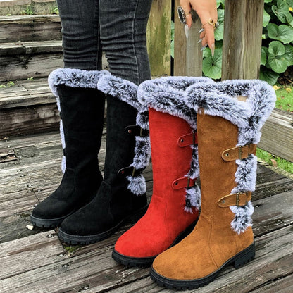 Faye - Women's Classic Buckles Boots - photo 6