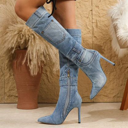 Thea - Women's Classic Pointed Boots - photo 1