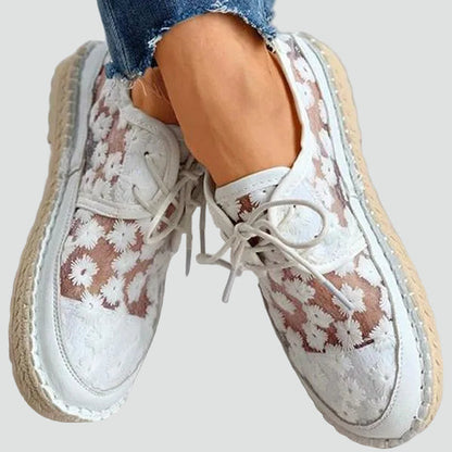 Saskia - Women's Lace Embroidered Shoes - photo 7