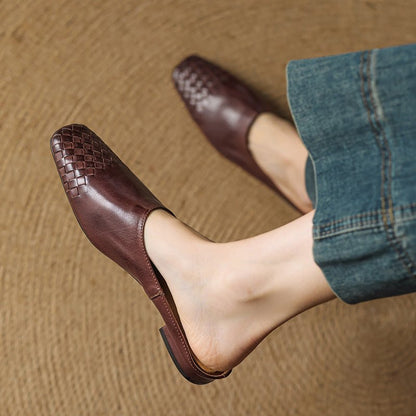 Ursula - Women's Leather Slip-on Shoes - photo 8