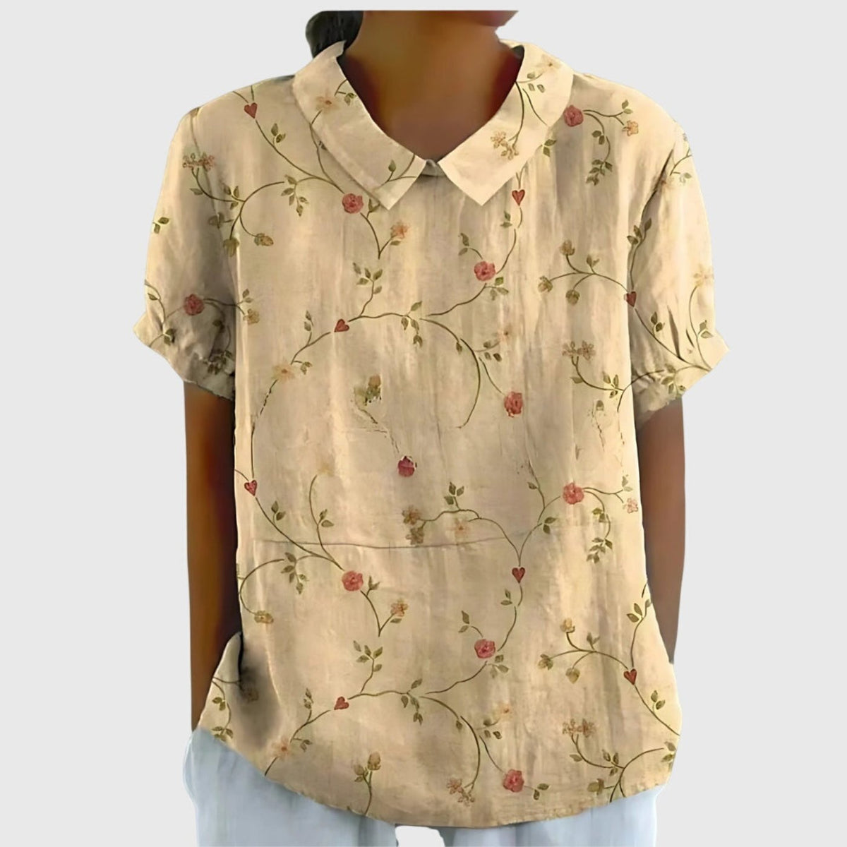 Blythe - Women's Linen Short Blouse - photo 12