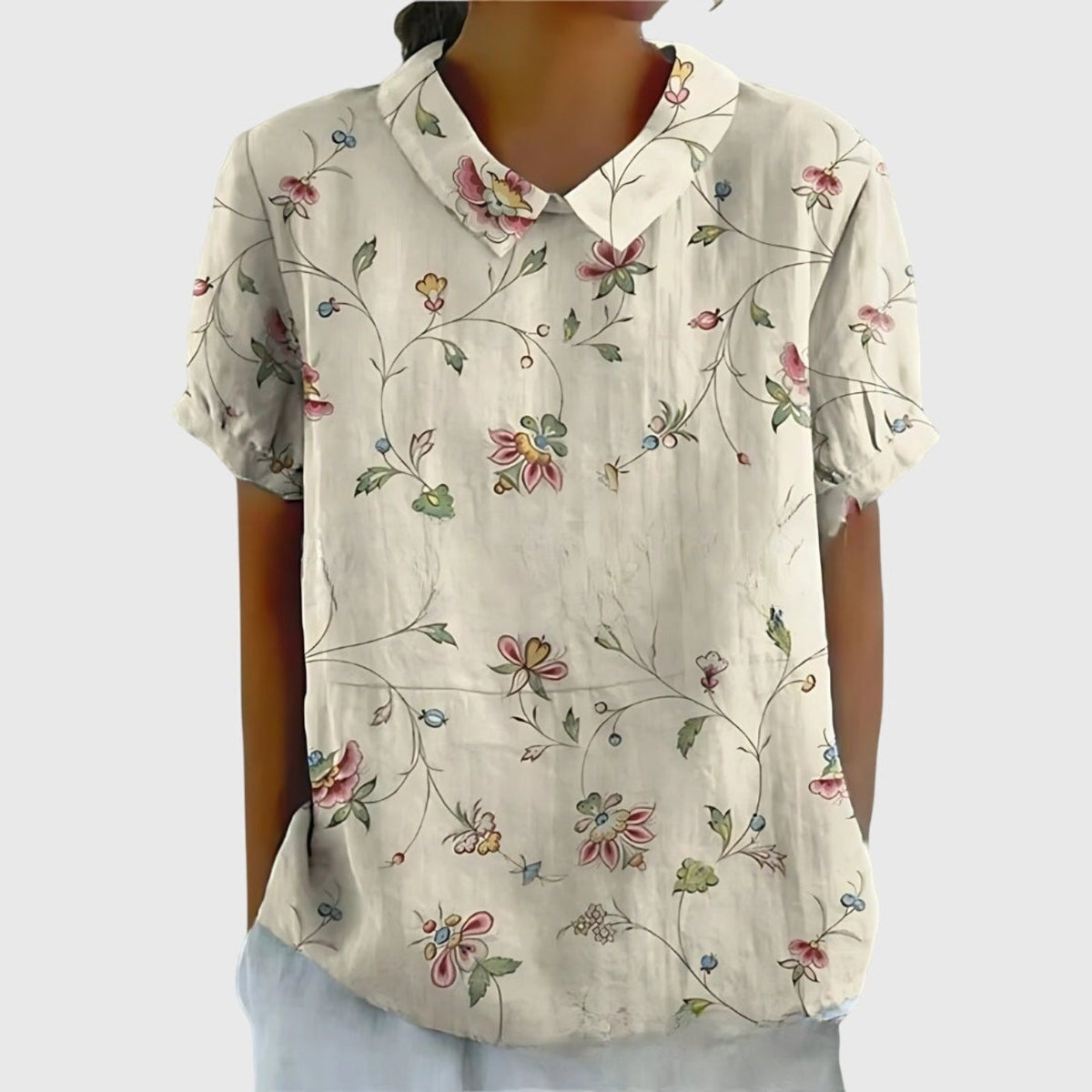 Blythe - Women's Linen Short Blouse - photo 4