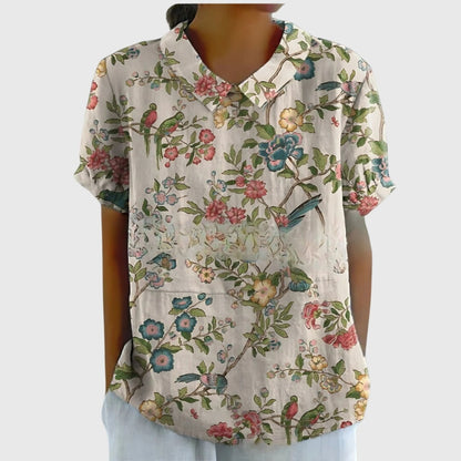 Blythe - Women's Linen Short Blouse - photo 5