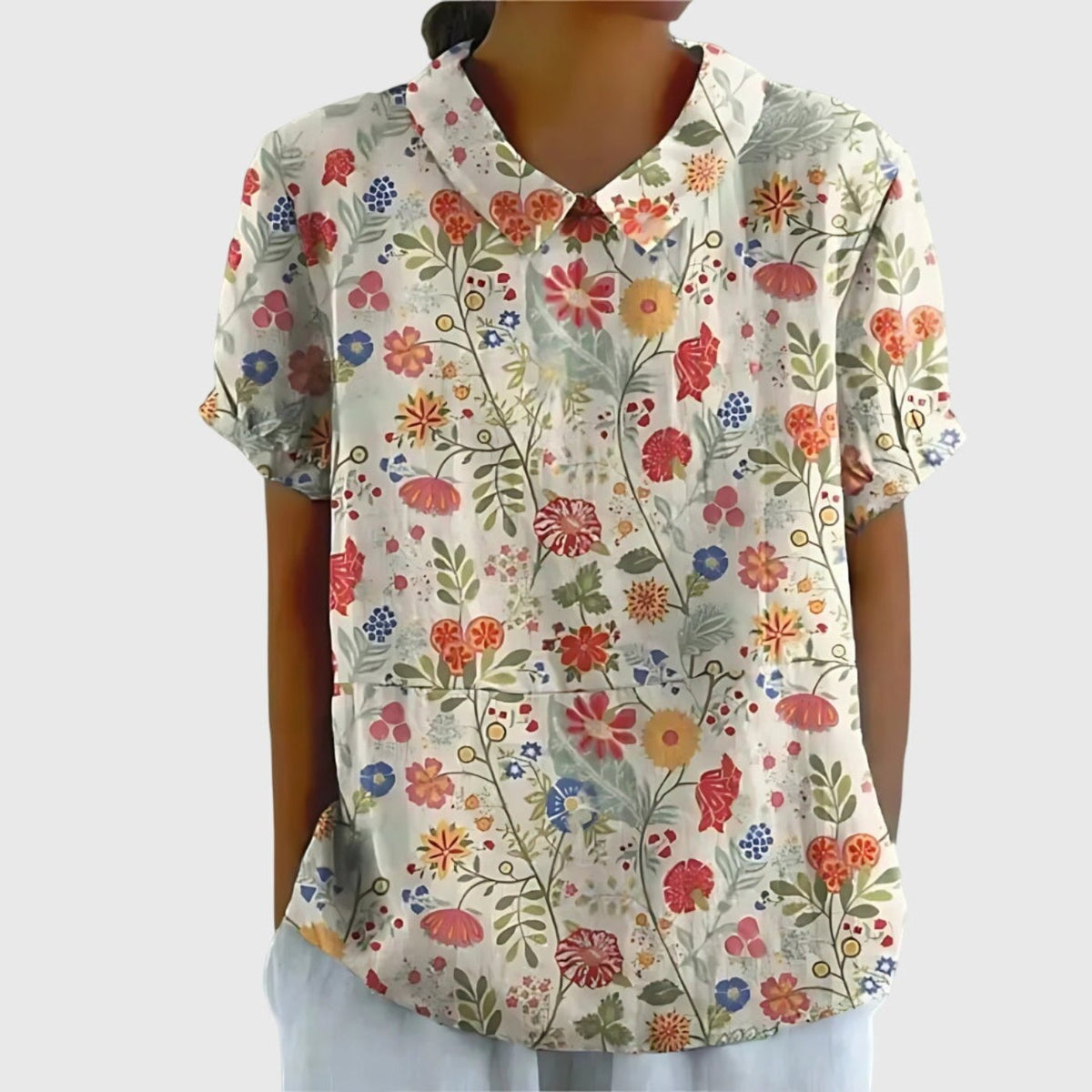 Blythe - Women's Linen Short Blouse - photo 6
