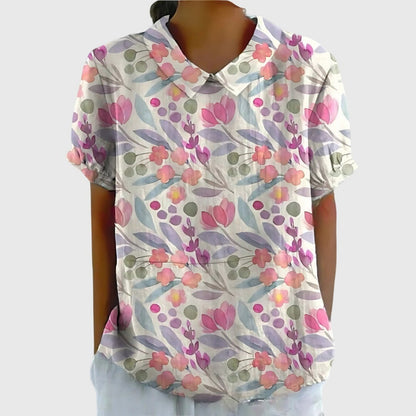 Blythe - Women's Linen Short Blouse - photo 7