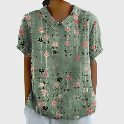 Blythe - Women's Linen Short Blouse - photo 8