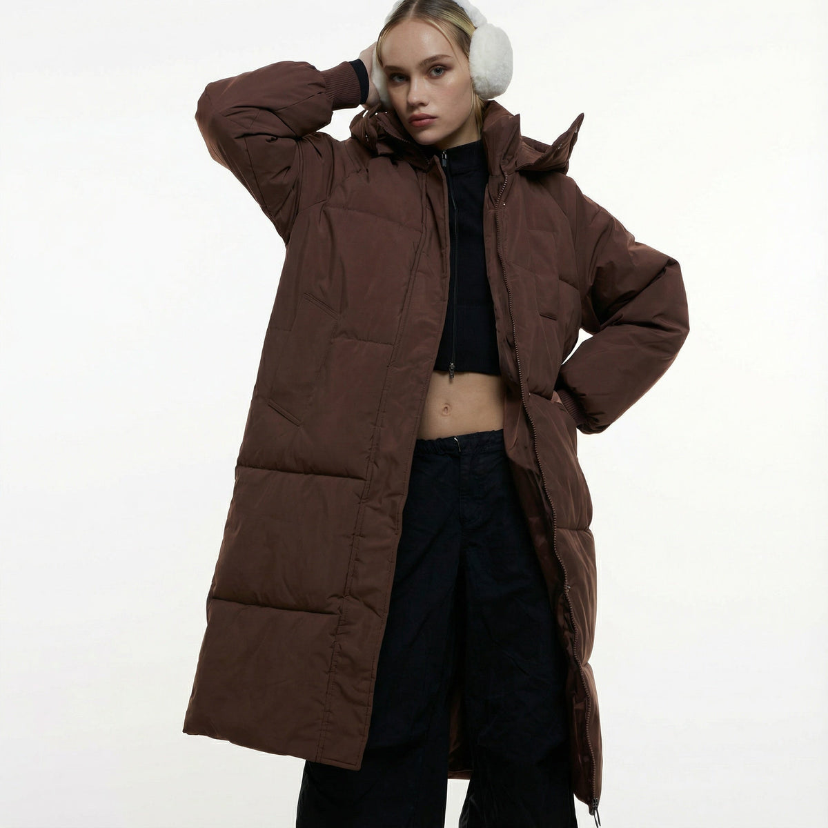 Leonie - Women's Streamlined Hooded Coat - photo 4