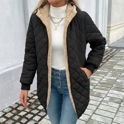 Eulalie - Women's Hooded Longline Coat - photo 2