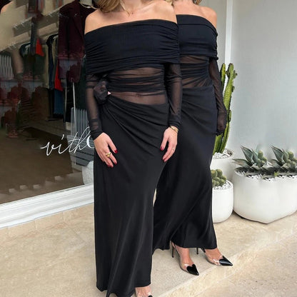 Veerle - Women's Maxi Mesh Dress - photo 5