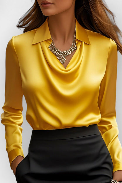 Una - Women's Long Office Blouse - photo 8