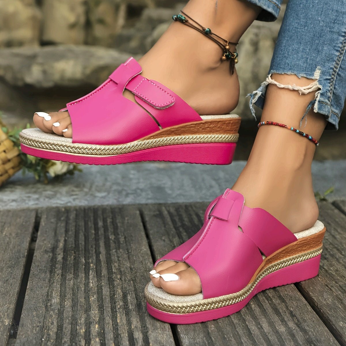 Zora - Women's Open-Toe Wedge Sandal - photo 1