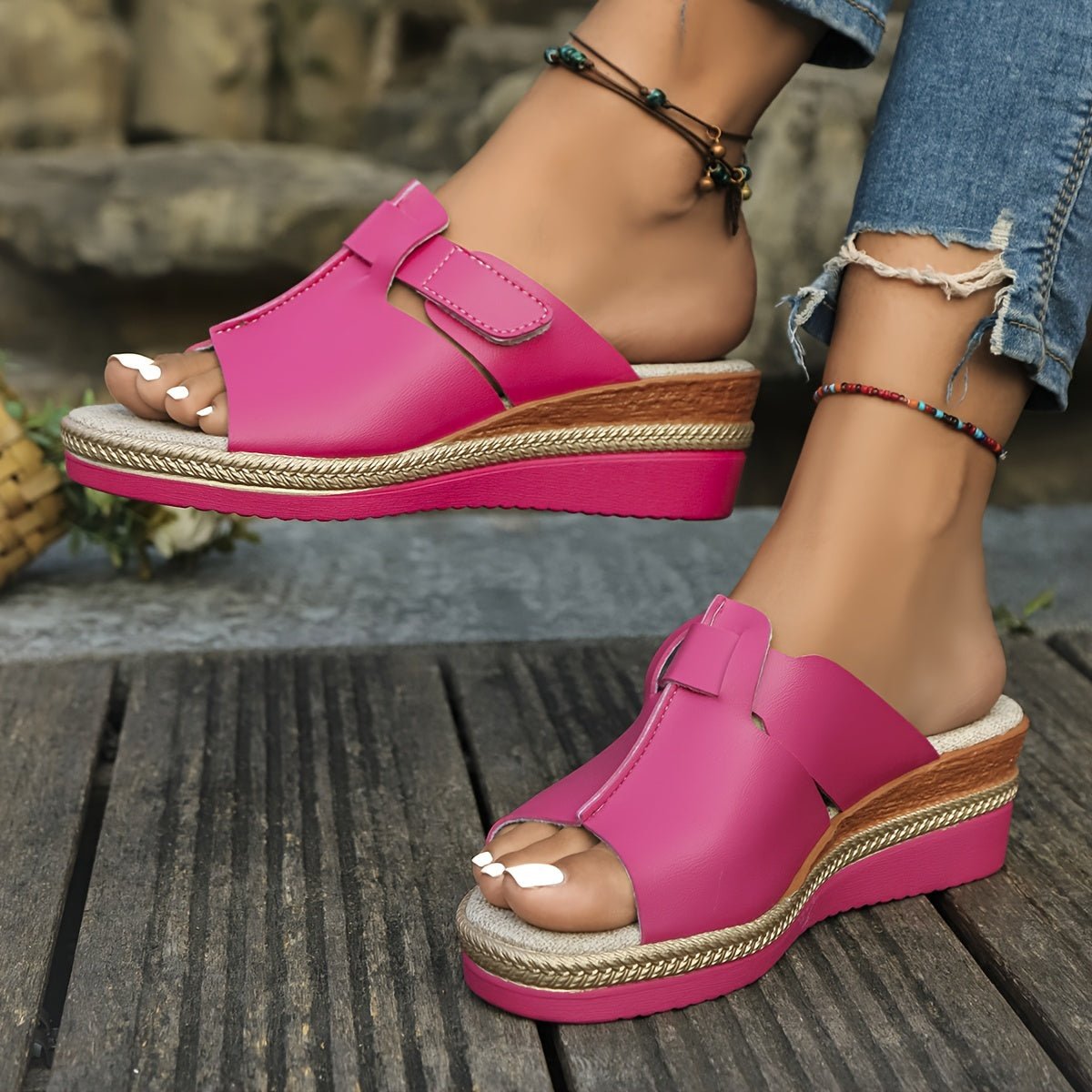 Zora - Women's Open-Toe Wedge Sandal - photo 9