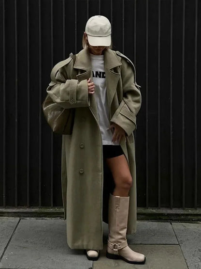 Susanna - Women's Oversized Longline Coat - photo 1