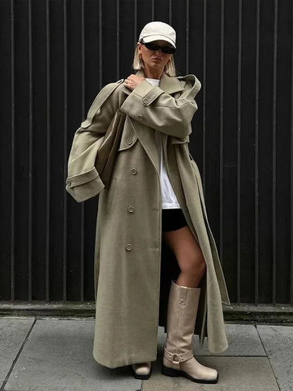 Susanna - Women's Oversized Longline Coat - photo 4