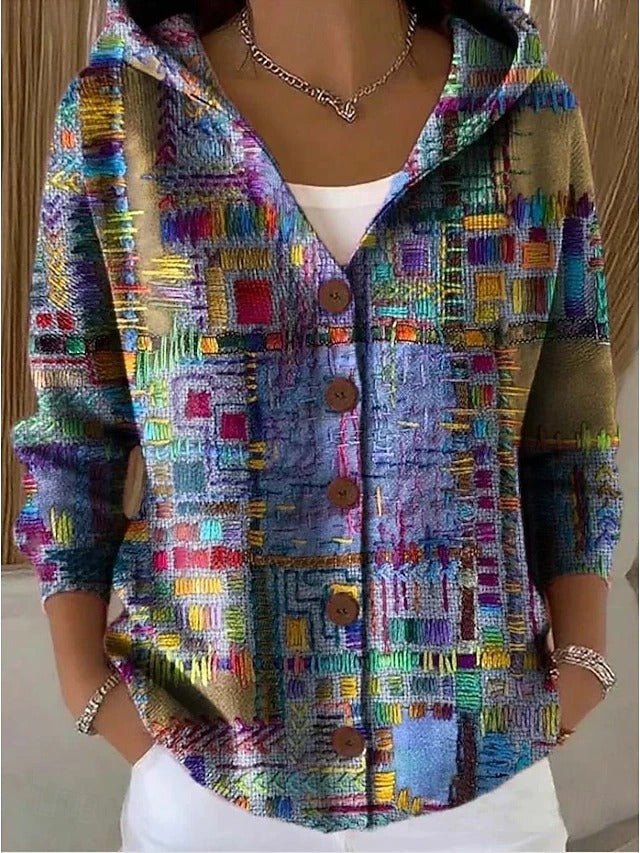 Marit - Women's Relaxed Hooded Cardigan - photo 1