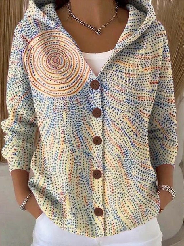 Marit - Women's Relaxed Hooded Cardigan - photo 6