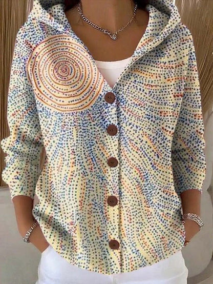 Marit - Women's Relaxed Hooded Cardigan - photo 6
