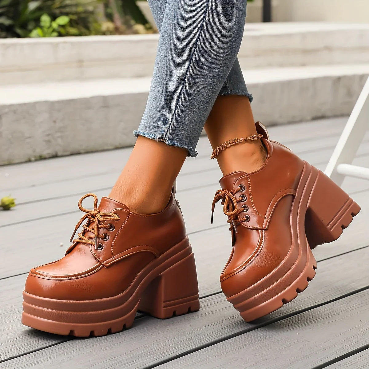 Cerys - Women's Mid Lace-up Boots - photo 1