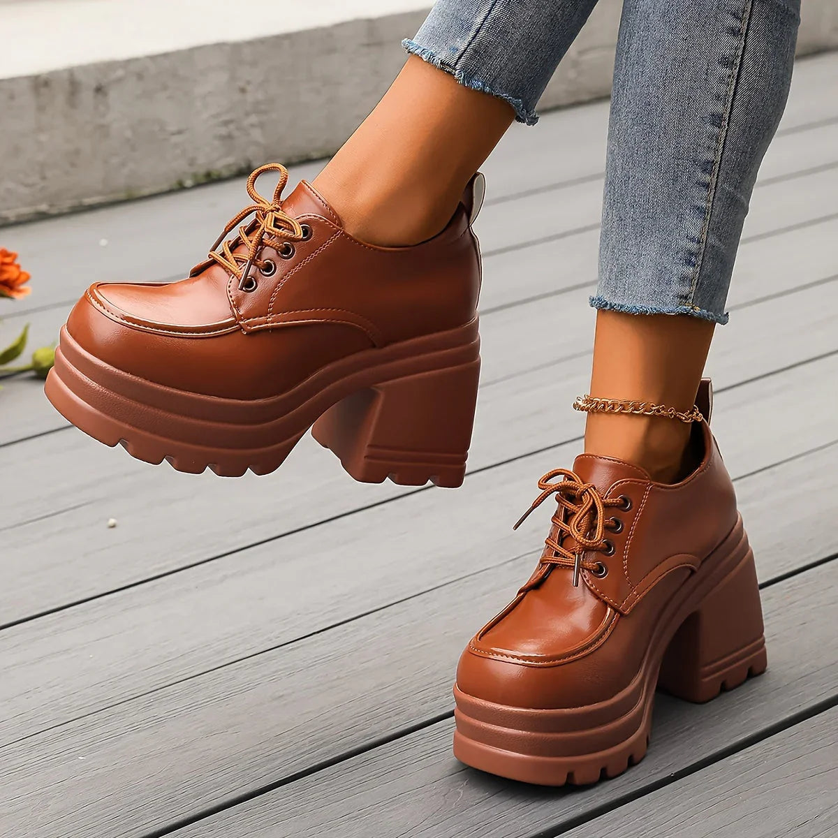 Cerys - Women's Mid Lace-up Boots - photo 2