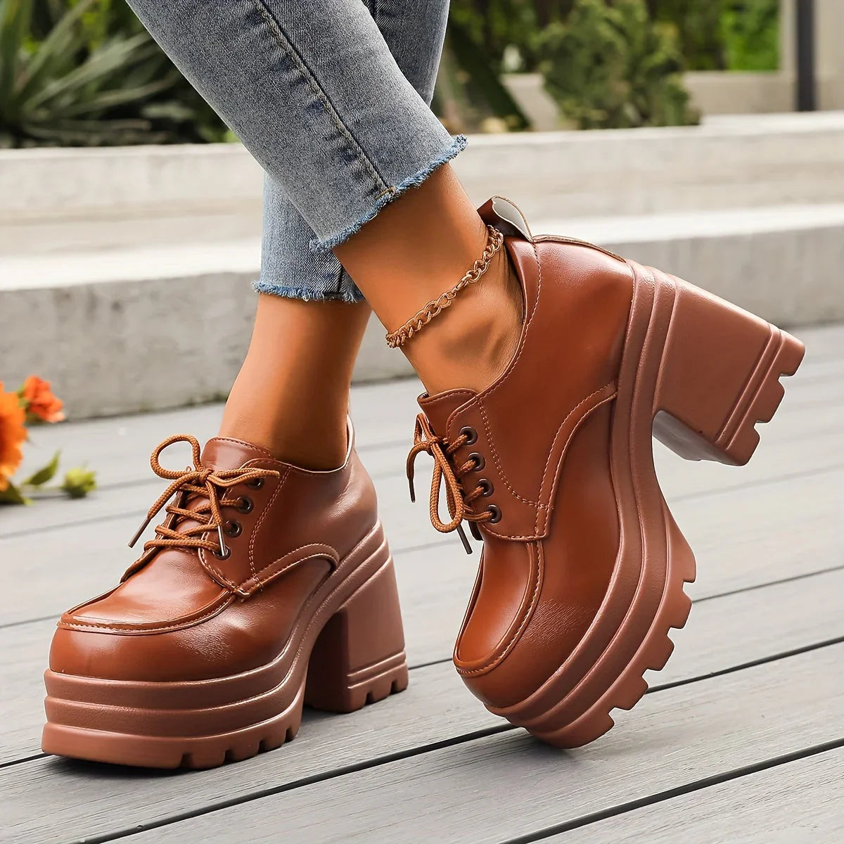 Cerys - Women's Mid Lace-up Boots - photo 3