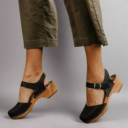 Petra - Women's Platform Clogs Flats - photo 5