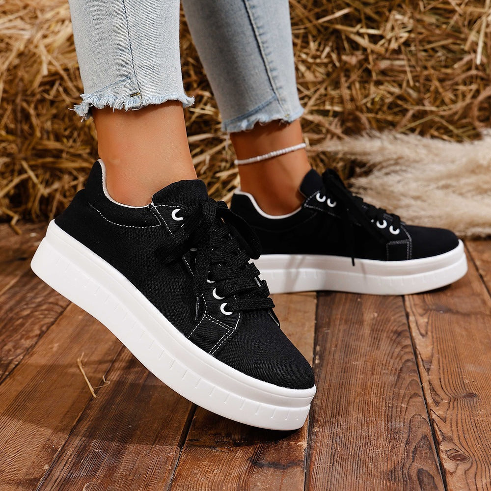 Rosalyn - Women's Lace-up Round Shoes