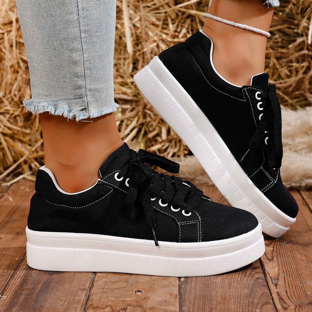 Rosalyn - Women's Lace-up Round Shoes