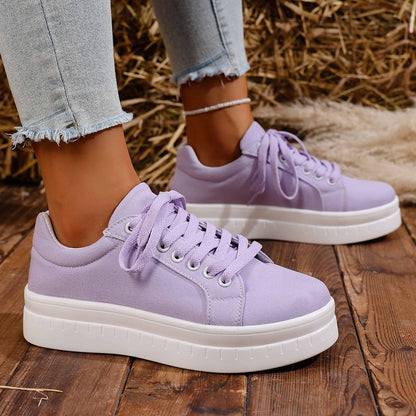 Rosalyn - Women's Lace-up Round Shoes