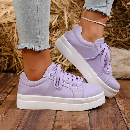 Rosalyn - Women's Lace-up Round Shoes