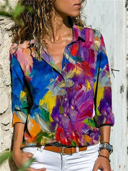 Perrine - Women's Printed Blouse - photo 7